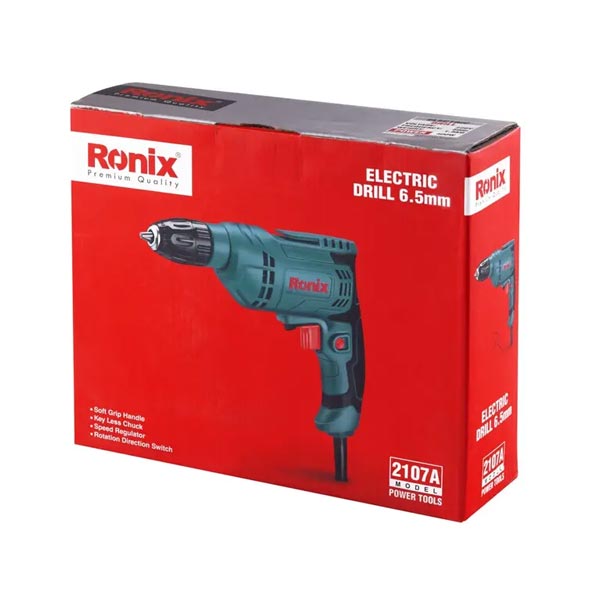 دریل برقی رونیکس Ronix مدل 2107A سه نظام اتوماتیک