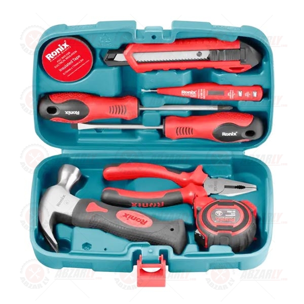 ست 9 پارچه ابزار دستی RS-0002 برند Ronix (رونیکس)